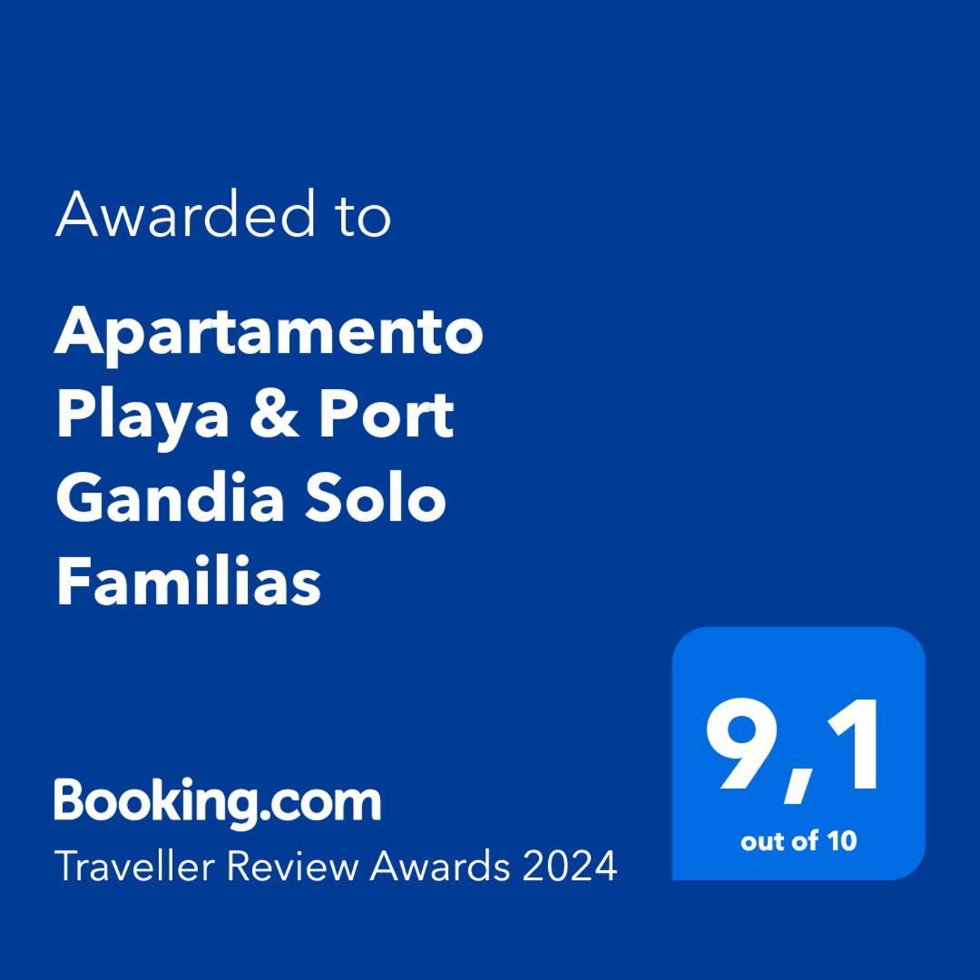 Apartamento Playa & Port Gandia Solo Familias Eksteriør bilde